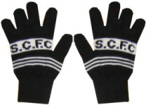 Jacquardhandschuhe gestrickt 2-farbig 