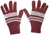 Jacquardhandschuhe gestrickt 2-farbig, bedruckt 
