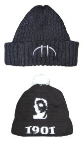 Bommel- und Parkermützen gestrickt und/oder bestickt
