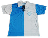 Retrotrikot gedruckt mit Stickabzeichen
